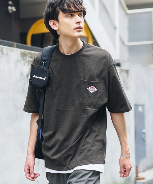 PEN FIELD（ペンフィールド）の「PENFIELD ペンフィールド ワンポイントロゴ 半袖 ポケTee（Tシャツ/カットソー・メンズ・ホワイト/ブラック/チャコール/グリーン/オートミール/ネイビー/ブルー・M/L/XL）」の3枚目の写真