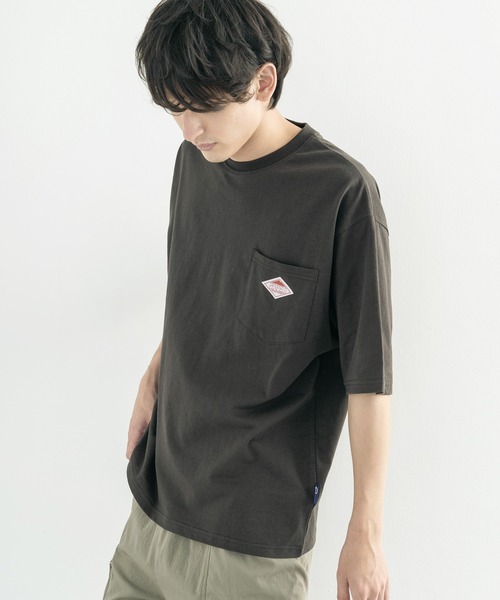 PEN FIELD（ペンフィールド）の「PENFIELD ペンフィールド ワンポイントロゴ 半袖 ポケTee（Tシャツ/カットソー・メンズ・ホワイト/ブラック/チャコール/グリーン/オートミール/ネイビー/ブルー・M/L/XL）」の14枚目の写真