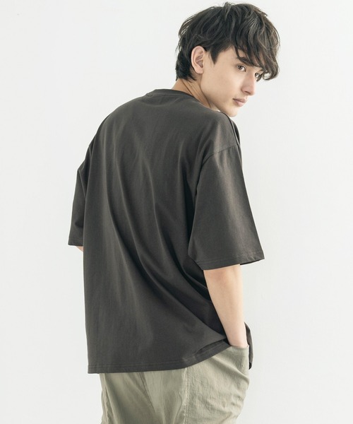 PEN FIELD（ペンフィールド）の「PENFIELD ペンフィールド ワンポイントロゴ 半袖 ポケTee（Tシャツ/カットソー・メンズ・ホワイト/ブラック/チャコール/グリーン/オートミール/ネイビー/ブルー・M/L/XL）」の15枚目の写真