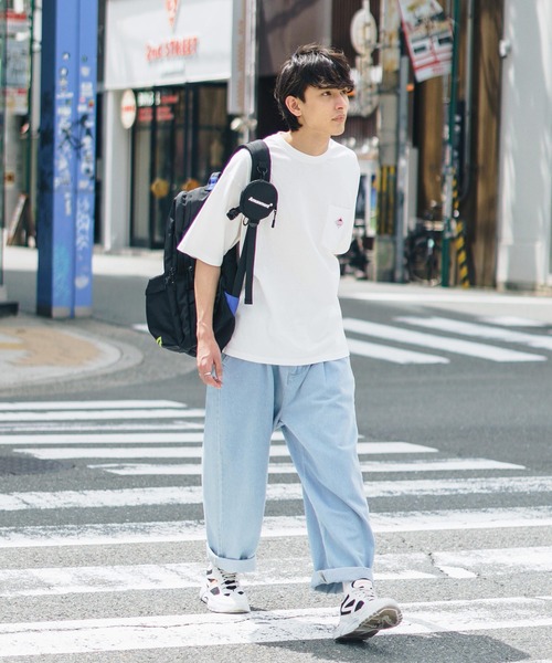 PEN FIELD（ペンフィールド）の「PENFIELD ペンフィールド ワンポイントロゴ 半袖 ポケTee（Tシャツ/カットソー・メンズ・ホワイト/ブラック/チャコール/グリーン/オートミール/ネイビー/ブルー・M/L/XL）」の11枚目の写真