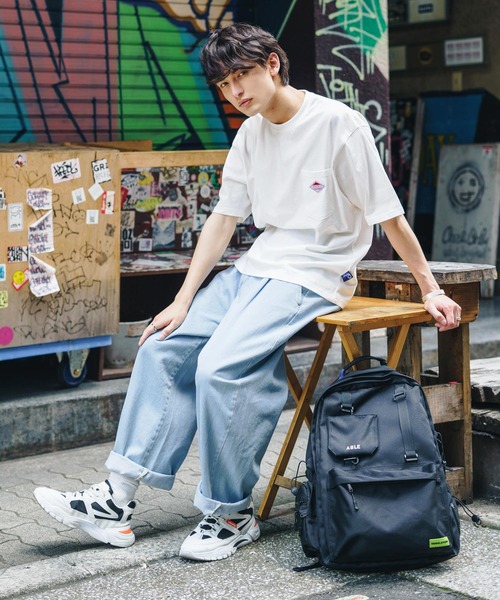 PEN FIELD（ペンフィールド）の「PENFIELD ペンフィールド ワンポイントロゴ 半袖 ポケTee（Tシャツ/カットソー・メンズ・ホワイト/ブラック/チャコール/グリーン/オートミール/ネイビー/ブルー・M/L/XL）」の13枚目の写真