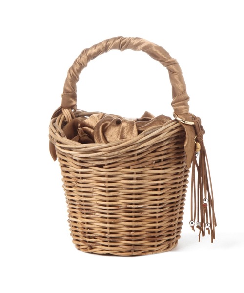 BABYLONE（バビロン）の「【WEB限定】Luminarico / ワンハンドルカゴBAG（かごバッグ・レディース・キャメル・FREE）」の4枚目の写真