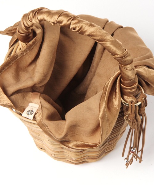 BABYLONE（バビロン）の「【WEB限定】Luminarico / ワンハンドルカゴBAG（かごバッグ・レディース・キャメル・FREE）」の8枚目の写真