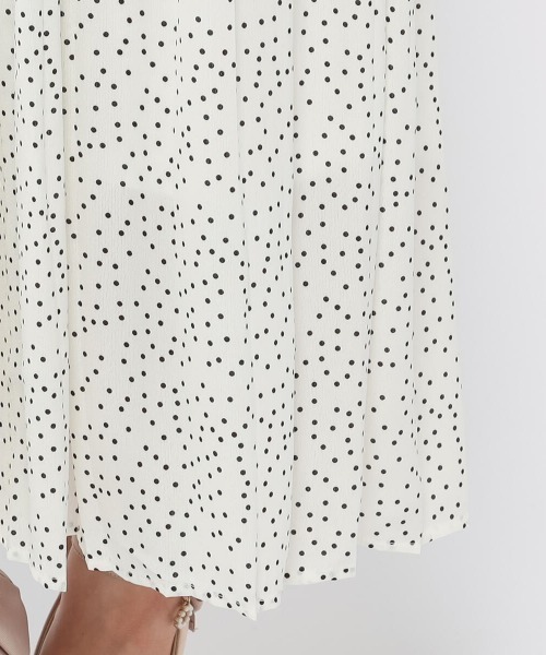 ワンピース Mischサテン切替ニットワンピース ワンピース Misch Masch ミッシュマッシュ のファッション