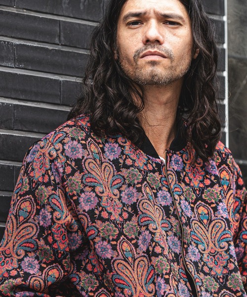 CAMBIO（カンビオ）の「mj8121-Black Base Gobelin Over size Blouson 