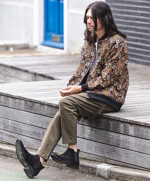 CAMBIO（カンビオ）の「mj8121-Black Base Gobelin Over size Blouson 