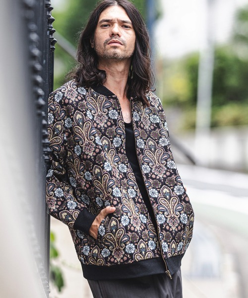 Gobelin Blouson/ゴブランブルゾン イエローM glamb ブルゾン アウター Gobelin Blouson / ゴブランブルゾン メンズ