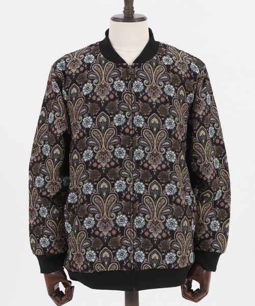 CAMBIO（カンビオ）の「mj8121-Black Base Gobelin Over size Blouson 