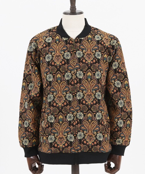 CAMBIO（カンビオ）の「mj8121-Black Base Gobelin Over size Blouson 