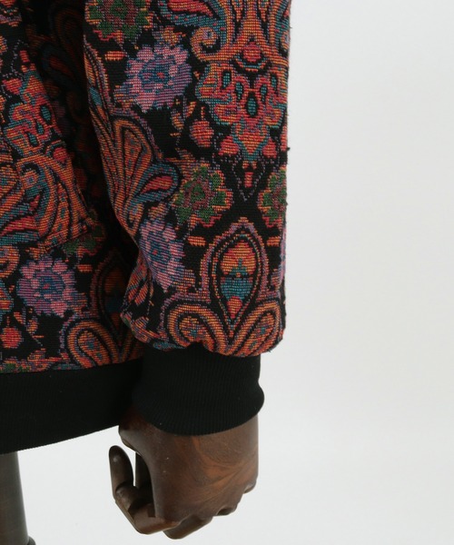 CAMBIO（カンビオ）の「mj8121-Black Base Gobelin Over size Blouson 