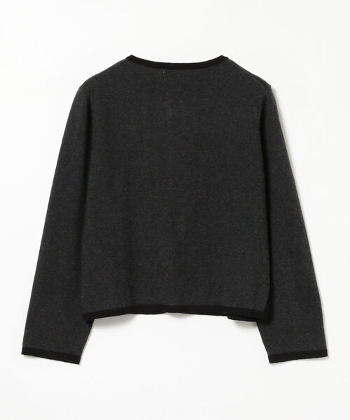 BEAMS BOY（ビームスボーイ）の「BEAMS BOY / 12ゲージ チャイナ トリム カーディガン（カーディガン/ボレロ・レディース・ピンク/チャコールグレー・1/2）」の12枚目の写真