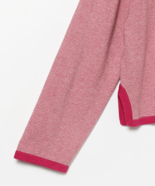 BEAMS BOY（ビームスボーイ）の「BEAMS BOY / 12ゲージ チャイナ トリム カーディガン（カーディガン/ボレロ・レディース・ピンク/チャコールグレー・1/2）」の15枚目の写真