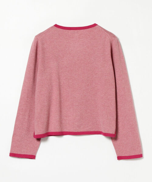 BEAMS BOY（ビームスボーイ）の「BEAMS BOY / 12ゲージ チャイナ トリム カーディガン（カーディガン/ボレロ・レディース・ピンク/チャコールグレー・1/2）」の16枚目の写真