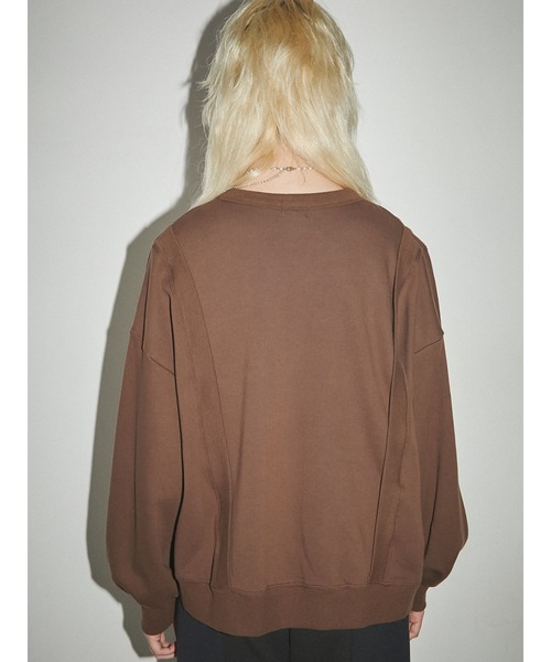PAMEO POSE（パメオポーズ）の「Non Restricting Top（スウェット・レディース・ホワイト/ブラック/ブラウン・FREE）」の12枚目の写真