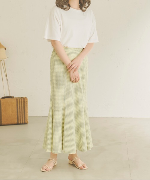 Ambre Neige(アンブルネージュ)の「アソートプリントTシャツ/【WEB/EC限定商品】(Tシャツ/カットソー・レディース・ホワイト/モカ・FREE)」の13枚目の写真