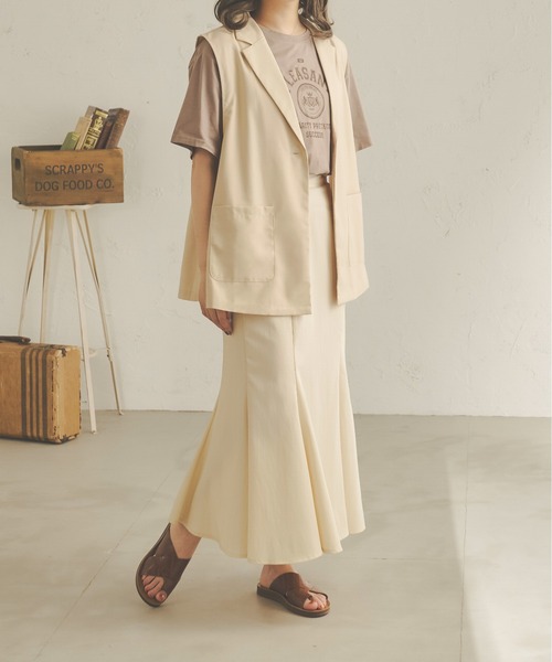 Ambre Neige(アンブルネージュ)の「アソートプリントTシャツ/【WEB/EC限定商品】(Tシャツ/カットソー・レディース・ホワイト/モカ・FREE)」の15枚目の写真