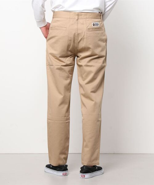 Aapeのベージュ チノパン A BATHING APE AAPE BY A BATHING APE」 チノパンツ MEDIUM ベージュ メンズ