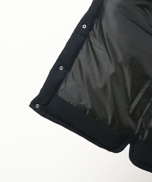 UNION STATION（ユニオンステーション）の「ホームスパンストレッチ中綿ベスト（ダウンベスト・メンズ・グレー/ネイビー・M/LL/L）」の5枚目の写真