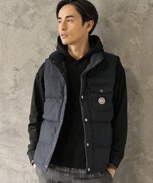 UNION STATION | ホームスパンストレッチ中綿ベスト(ダウンベスト)