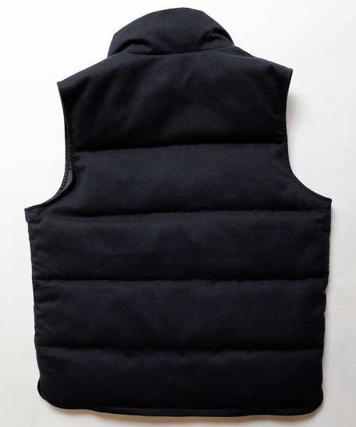 UNION STATION（ユニオンステーション）の「ホームスパンストレッチ中綿ベスト（ダウンベスト・メンズ・グレー/ネイビー・M/LL/L）」の16枚目の写真