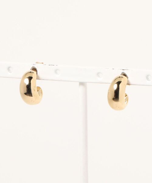 Kastane（カスタネ）の「【fiw.】ドーナツリングフープピアス小（ピアス（両耳用）・レディース・シルバー/ゴールド・FREE）」の8枚目の写真