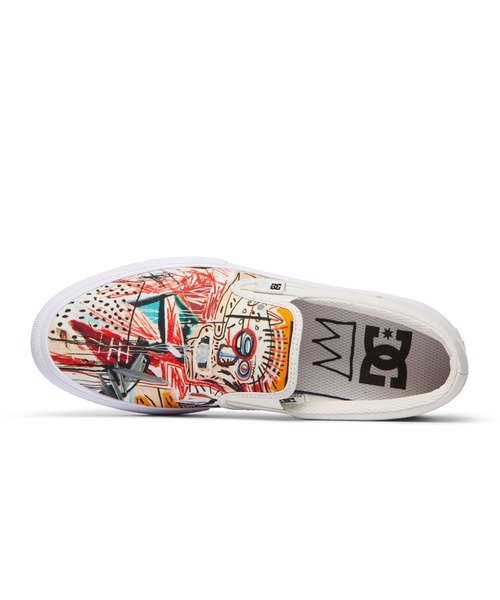 DC(ディーシー)の「DC SHOES BASQ MANUAL SLIP-ON / ディーシーシューズ BASQ マニュアル スリッポン(スリッポン・メンズ・ホワイト・26.5cm/27.5cm/27.0cm/28.0cm/26.0cm)」の7枚目の写真