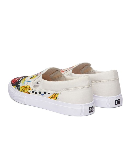 DC(ディーシー)の「DC SHOES BASQ MANUAL SLIP-ON / ディーシーシューズ BASQ マニュアル スリッポン(スリッポン・メンズ・ホワイト・26.5cm/27.5cm/27.0cm/28.0cm/26.0cm)」の8枚目の写真