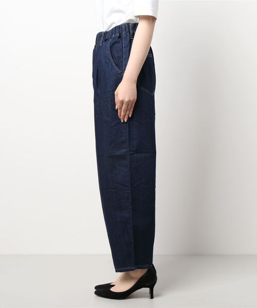 Samansa Mos2（サマンサ モスモス）の「デニムベーグルパンツ（デニムパンツ・レディース・ネイビー・ﾌﾘ-）」の3枚目の写真