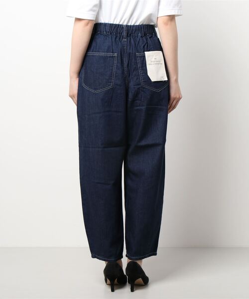 Samansa Mos2（サマンサ モスモス）の「デニムベーグルパンツ（デニムパンツ・レディース・ネイビー・ﾌﾘ-）」の2枚目の写真