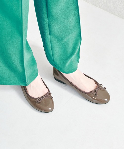 WA ORiental TRaffic(ダブルエーオリエンタルトラフィック)の「バレエシューズ/15301(バレエシューズ・レディース・ベージュ/グレー/シルバー/キャメル/グリーン/レッド/ブラック×ホワイト/ブラック系その他2・40/38/39/33/34/35/36/37/41/42/43)」の4枚目の写真