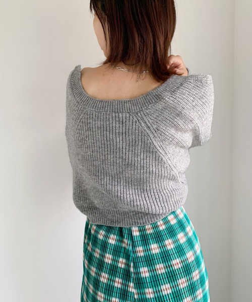 at12:03(アットイチニーゼロサン)の「ボレロニットカーデ(カーディガン/ボレロ・レディース・ブラック/グレー/アイボリー・FREE)」の16枚目の写真