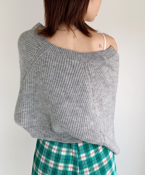 at12:03(アットイチニーゼロサン)の「ボレロニットカーデ(カーディガン/ボレロ・レディース・ブラック/グレー/アイボリー・FREE)」の7枚目の写真