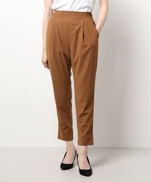 KOBE LETTUCE | 選べるサイズ ジョーゼットゆるテーパードパンツ[M3392](スラックス)