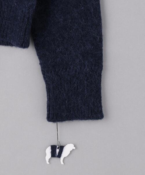 MUVEIL（ミュベール）の「＜MUVEIL（ミュベール）＞APPLE ニット ■■■（ニット/セーター・レディース・ネイビー/グレー・36）」の5枚目の写真