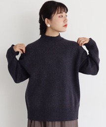aimer le mieux | aimer ラムナイロン撚杢 スタンドプルオーバー(ニット/セーター)