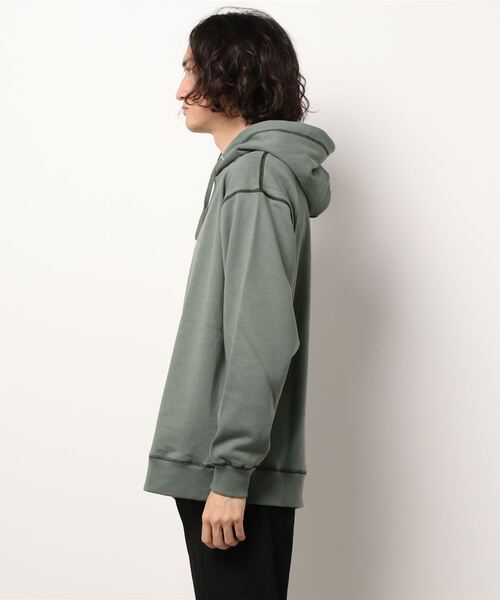 LOWRYS FARM（ローリーズファーム）の「USABIGウラケパーカー＊　219944（パーカー・メンズ・グリーン/グレー/ブルー/ブラック/イエロー・LARGE/MEDIUM）」の6枚目の写真