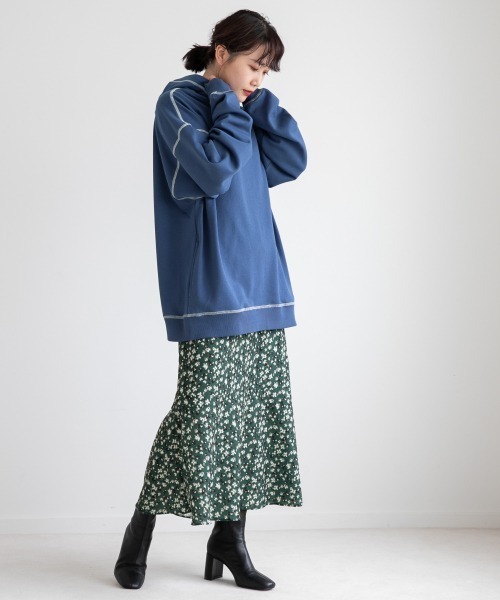 LOWRYS FARM（ローリーズファーム）の「USABIGウラケパーカー＊　219944（パーカー・メンズ・グリーン/グレー/ブルー/ブラック/イエロー・LARGE/MEDIUM）」の9枚目の写真