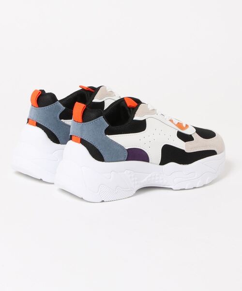 SpRay（スプレイ）の「ＭＩＸ厚底スニ－カ－（スニーカー・レディース・ホワイト系その他・SMALL/MEDIUM/LARGE）」の2枚目の写真