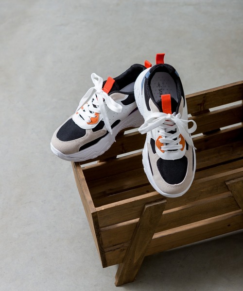 SpRay（スプレイ）の「ＭＩＸ厚底スニ－カ－（スニーカー・レディース・ホワイト系その他・SMALL/MEDIUM/LARGE）」の10枚目の写真