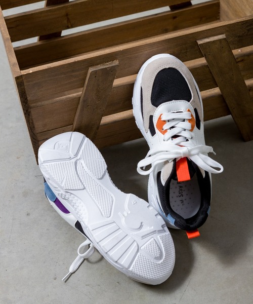 SpRay（スプレイ）の「ＭＩＸ厚底スニ－カ－（スニーカー・レディース・ホワイト系その他・SMALL/MEDIUM/LARGE）」の8枚目の写真