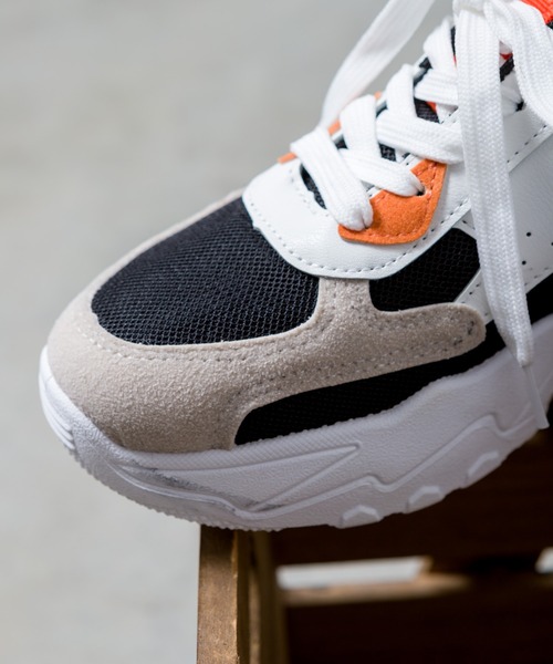 SpRay（スプレイ）の「ＭＩＸ厚底スニ－カ－（スニーカー・レディース・ホワイト系その他・SMALL/MEDIUM/LARGE）」の9枚目の写真