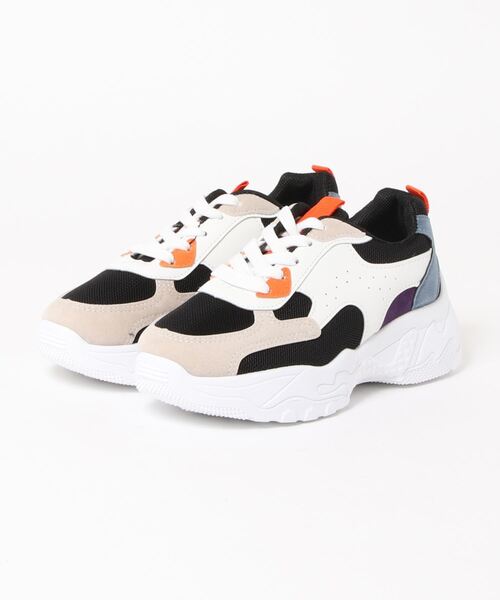 SpRay（スプレイ）の「ＭＩＸ厚底スニ－カ－（スニーカー・レディース・ホワイト系その他・SMALL/MEDIUM/LARGE）」の7枚目の写真