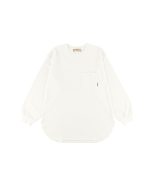 ALEXIA STAM(アリシアスタン)の「Round Hem Long Sleeve Tee/ラウンドヘムロングスリーブティー(Tシャツ/カットソー・レディース・ホワイト/チャコールグレー/ラベンダー・FREE)」の11枚目の写真