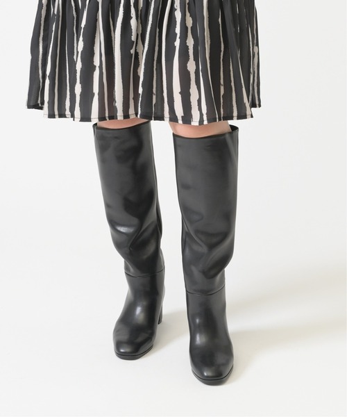 LE TALON（ルタロン）の「6cmスクエアロングブーツ◆（ブーツ・レディース・アイボリー/ウッド/ブラック系その他・MEDIUM/LARGE/SMALL/X-LARGE/X-SMALL）」の7枚目の写真