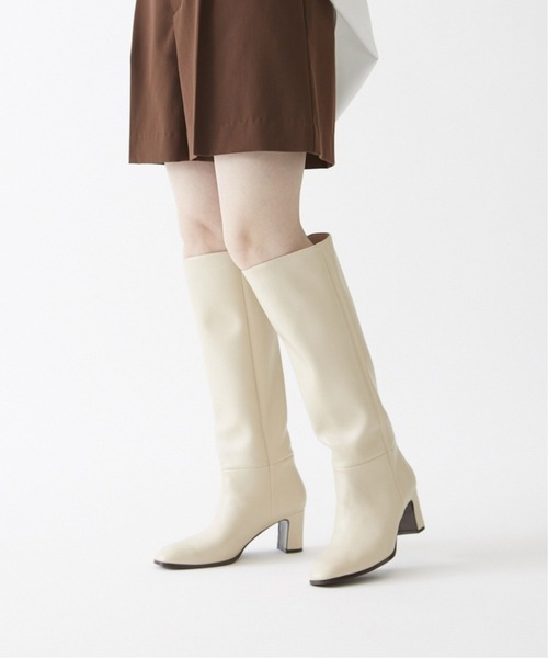 LE TALON（ルタロン）の「6cmスクエアロングブーツ◆（ブーツ・レディース・アイボリー/ウッド/ブラック系その他・MEDIUM/LARGE/SMALL/X-LARGE/X-SMALL）」の8枚目の写真