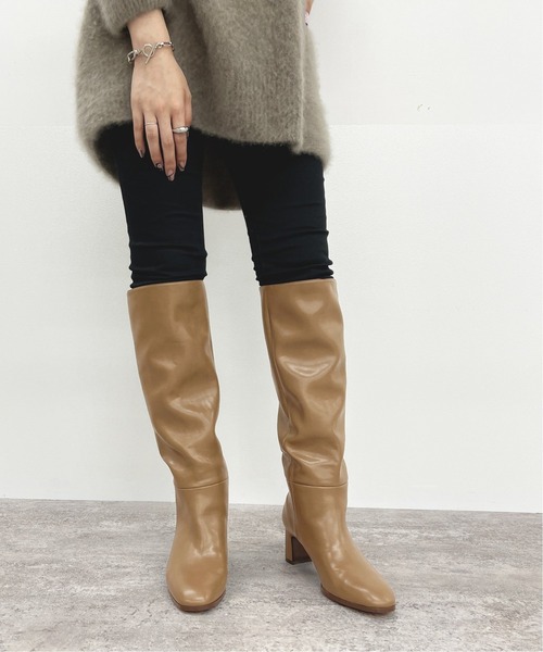 LE TALON（ルタロン）の「6cmスクエアロングブーツ◇（ブーツ）」 - WEAR