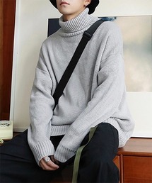 【WB ORIGINALS】Color Turtle Neck Knit Sweater WO21W3TP13
