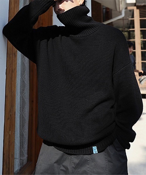 WESTBOY（ウエストボーイ）の「【WB ORIGINALS】Color Turtle Neck Knit Sweater WO21W3TP13（ニット/セーター・メンズ・ホワイト/ブラック/グレー/ブルー/グリーン・M/L/XL）」の3枚目の写真