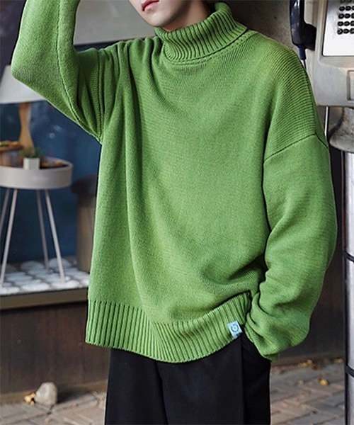 WESTBOY（ウエストボーイ）の「【WB ORIGINALS】Color Turtle Neck Knit Sweater WO21W3TP13（ニット/セーター・メンズ・ホワイト/ブラック/グレー/ブルー/グリーン・M/L/XL）」の21枚目の写真