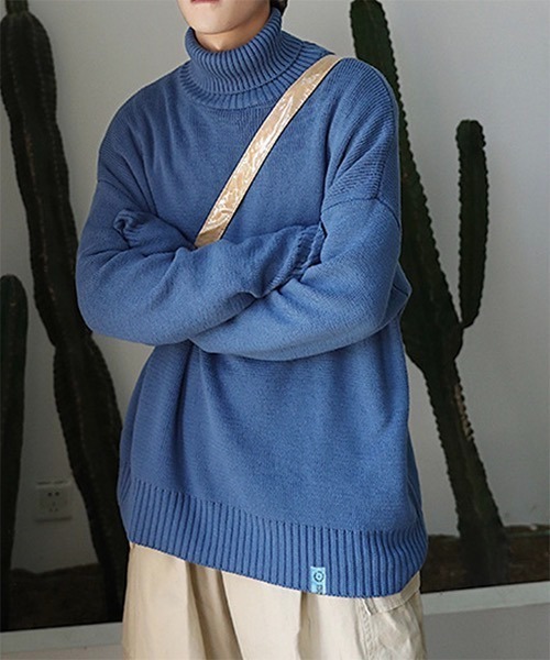 WESTBOY（ウエストボーイ）の「【WB ORIGINALS】Color Turtle Neck Knit Sweater WO21W3TP13（ニット/セーター・メンズ・ホワイト/ブラック/グレー/ブルー/グリーン・M/L/XL）」の19枚目の写真